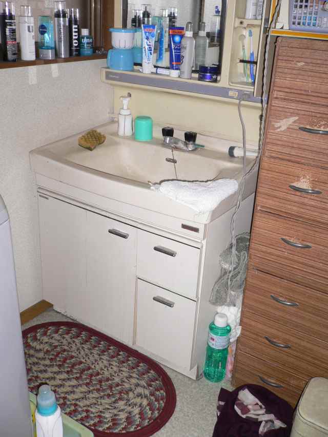 栃木小山 オール電化洗面台